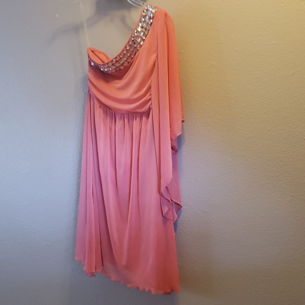 Girls one shoulder dress